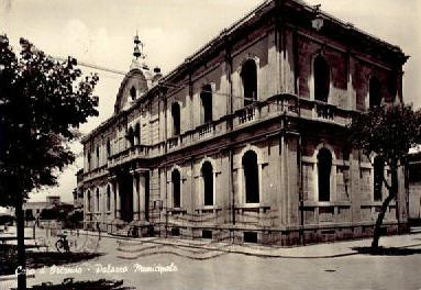Capo d'Orlando - (Sicilia - Messina) - Vecchia foto d'epoca del Municipio