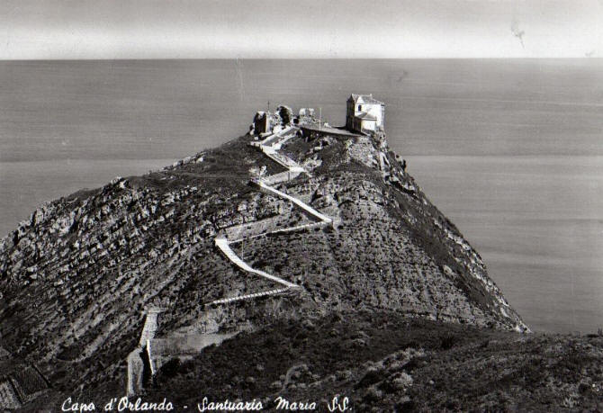 Capo d'Orlando - Foto storica del Monte della Madonna