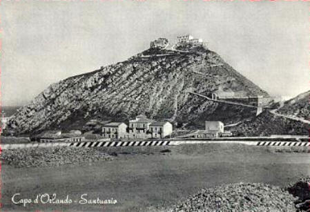 Capo d'Orlando - (Sicilia - Messina) - Foto d'epoca del Monte della Madonna anno 1952